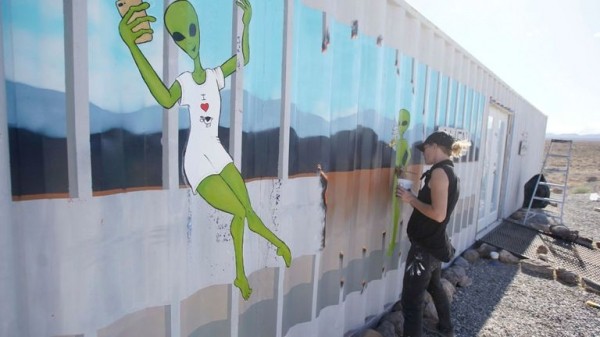 Hundreds of Earthlings descend on Area 51 after internet joke
Hundreds of Earthlings descend on Area 51 after internet joke