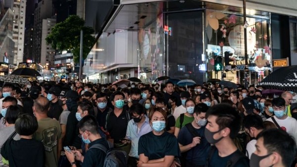 Hong Kong: Boy shot as protesters ignore face mask ban on another night of violence
Hong Kong: Boy shot as protesters ignore face mask ban on another night of violence