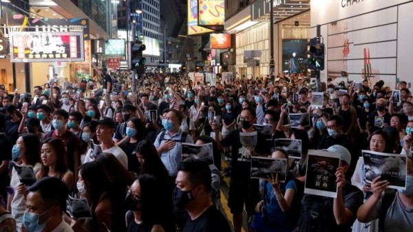 Hong Kong: Boy shot as protesters ignore face mask ban on another night of violence
Hong Kong: Boy shot as protesters ignore face mask ban on another night of violence