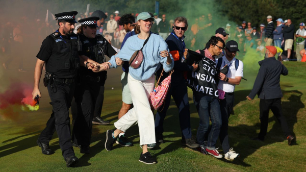 
      ‘What a bunch of idiots’: Charley Hull slams protestors after Women’s Open interruption
    