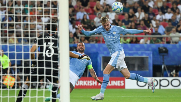 Manchester City struggles to debut UEFA Super Cup victory against Sevilla
Manchester City struggles to debut UEFA Super Cup victory against Sevilla