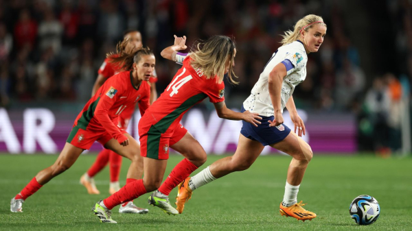 Lindsey Horan labels criticism of US soccer team at the Women’s World Cup as ‘noise’
Lindsey Horan labels criticism of US soccer team at the Women’s World Cup as ‘noise’