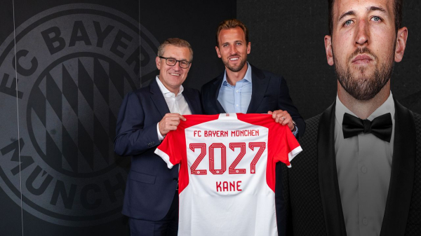 Harry Kane signs for Bayern Munich in reported $126 million transfer
Harry Kane signs for Bayern Munich in reported $126 million transfer