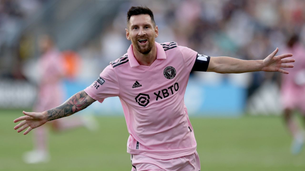 Lionel Messi says he’s ‘very happy’ he chose Inter Miami after leading club to brink of first title in its history
Lionel Messi says he’s ‘very happy’ he chose Inter Miami after leading club to brink of first title in its history