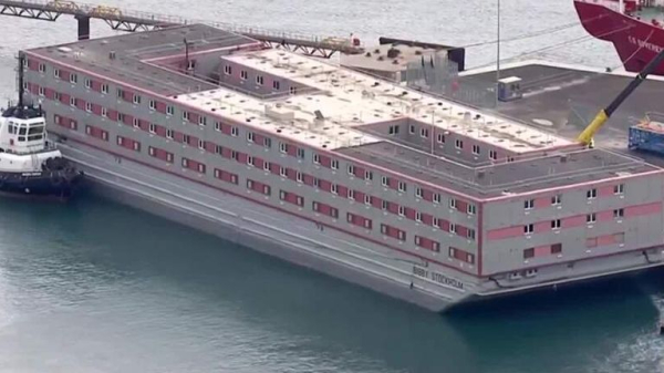 Bibby Stockholm: First asylum seekers expected to arrive on barge on Monday, Sky News understands Bibby Stockholm: First asylum seekers expected to arrive on barge on Monday, Sky News understands