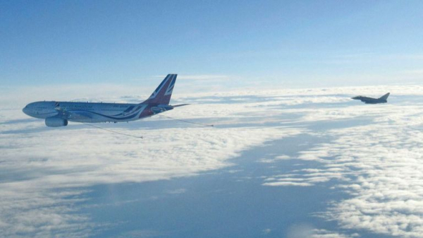 RAF Typhoon jets intercept Russian bombers flying north of Scotland RAF Typhoon jets intercept Russian bombers flying north of Scotland