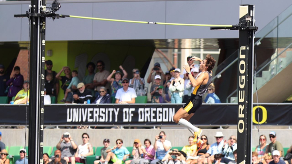 
      Armand Duplantis breaks pole vault world record for seventh time, Gudaf Tsegay sets women’s 5000m record
    